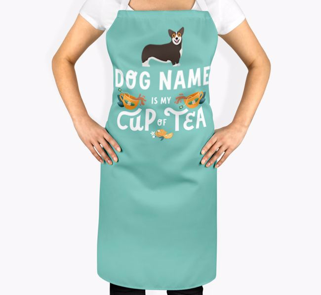 My Cup Of Tea: Personalised {breedFullName} Apron